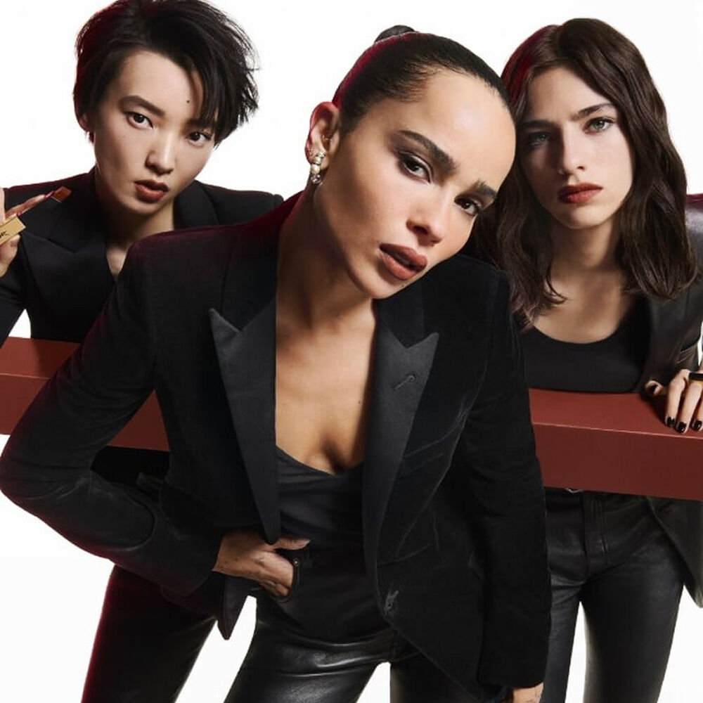Yves Saint Laurent three good looking models