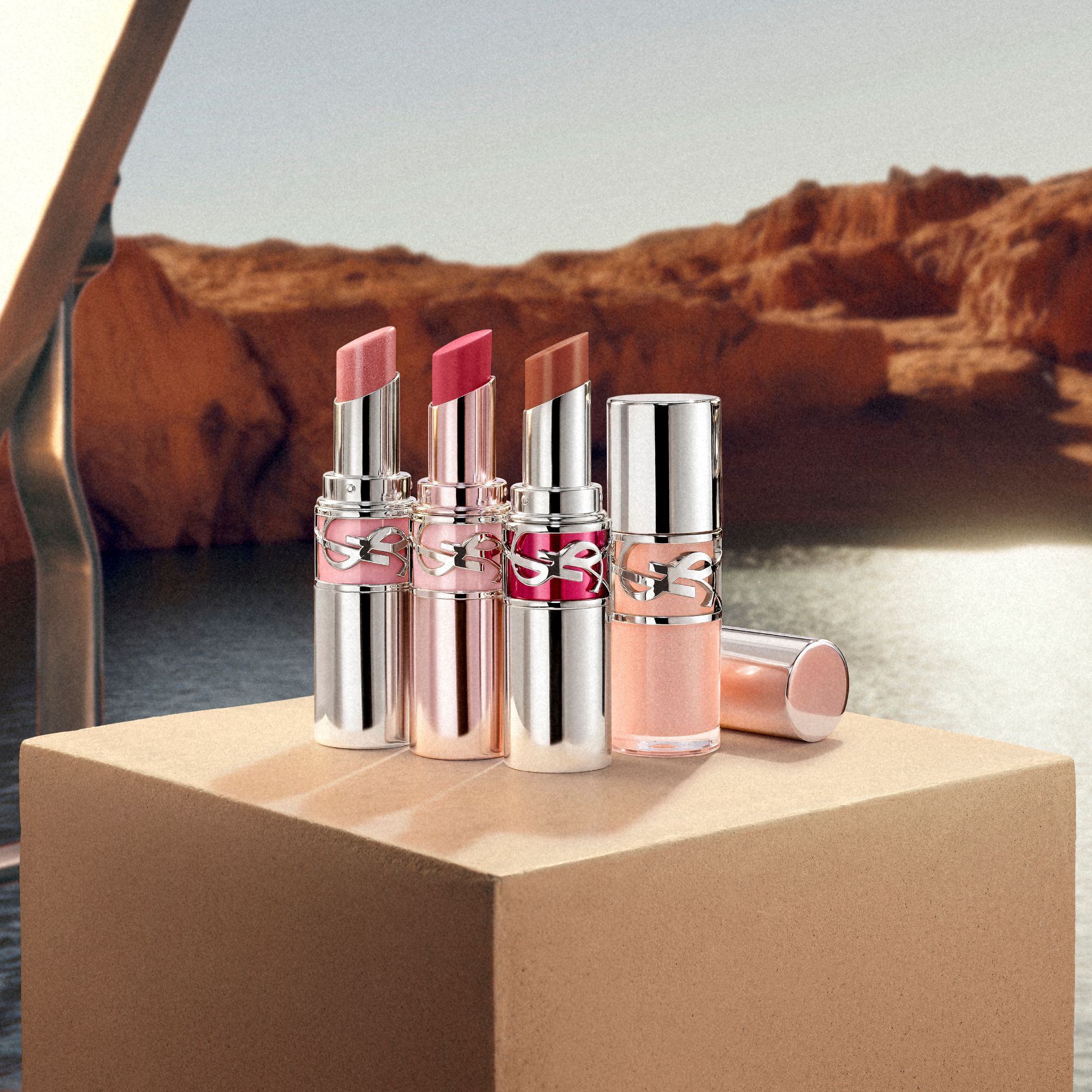 YSL LIPSTICKS IN A SUMMER DECOR