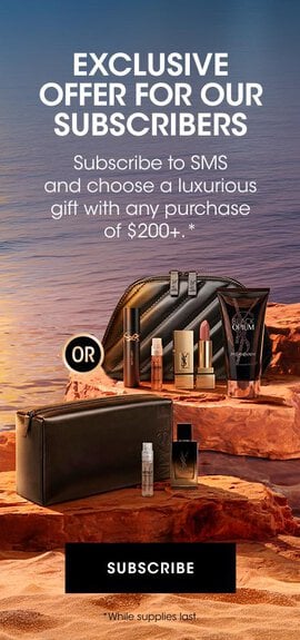 Gift with purchase on $200+if you subscribe