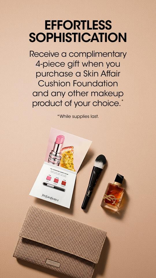 Gift with purchase when you buy one skin affair and at least one other makeup product