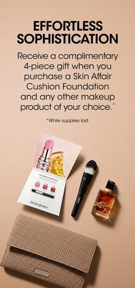 Gift with purchase when you buy one skin affair and at least one other makeup product