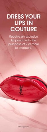 Lip Pouch Gift with purchase when you buy 2+ lip products
