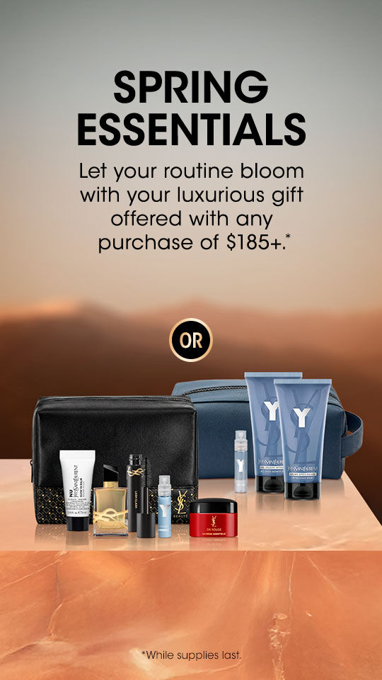 Spring gift with purchase with $185+