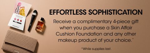 GWP WITH PURCHASE ON QUALIFYING MAKEUP PURCHASES*