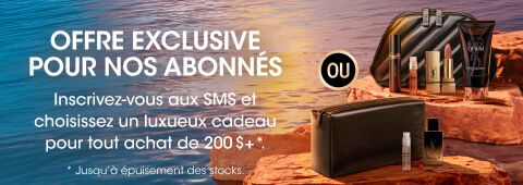 CADEAU AVEC 200$+ D'ACHAT POUR LES ABONNES
