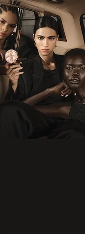 YSL SKIN AFFAIR Cushion Foundation campaign with three models.