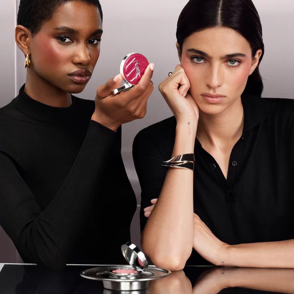 YSL TWO MODELS FOR MAKE ME BLUSH CREAM