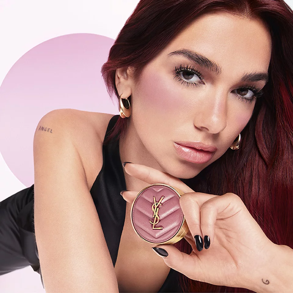 YSL DUA LIPA FOR THE NEW MAKE ME BLUSH CREAM