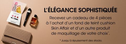 CADEAU AVEC CERTAINS ACHATS DE MAQUILLAGE*