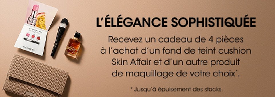 CADEAU AVEC CERTAINS ACHATS DE MAQUILLAGE*
