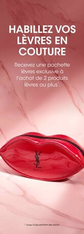 Pochette levres offerte des 2 produits pour les levres achetes
