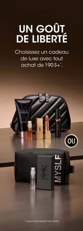 Cadeau avec achat de 190$+