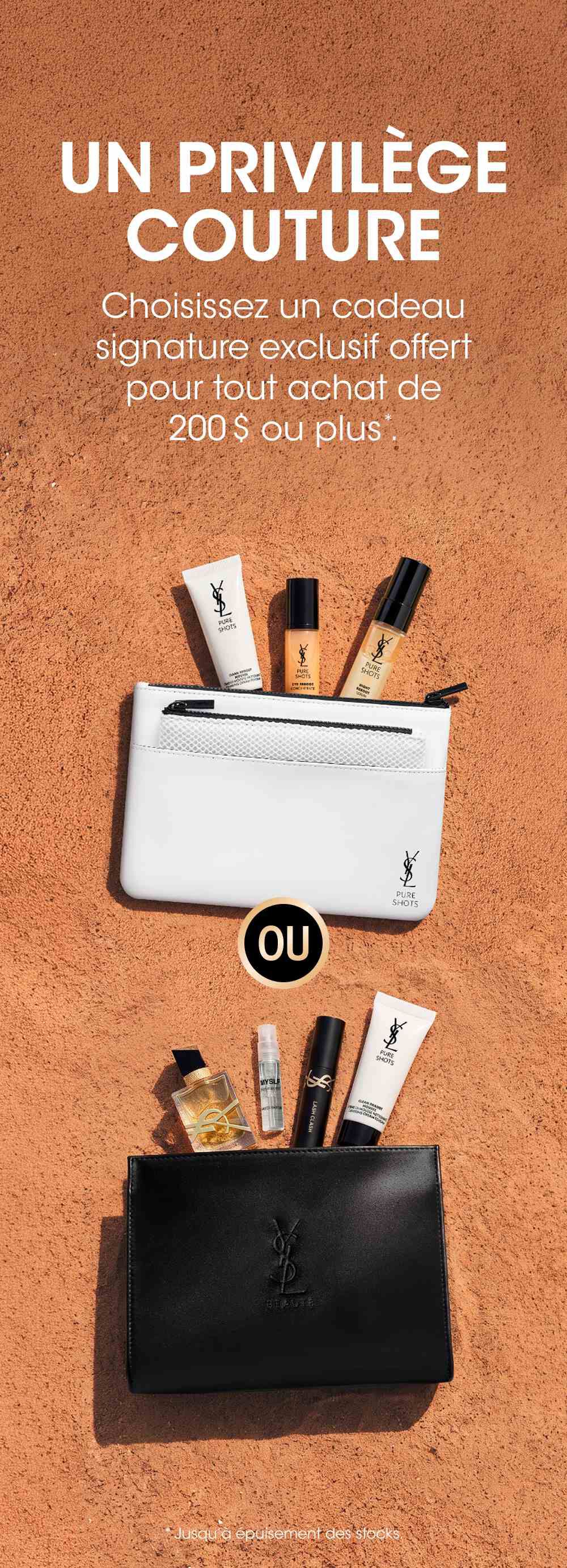 Cadeau avec Achat de 200$+