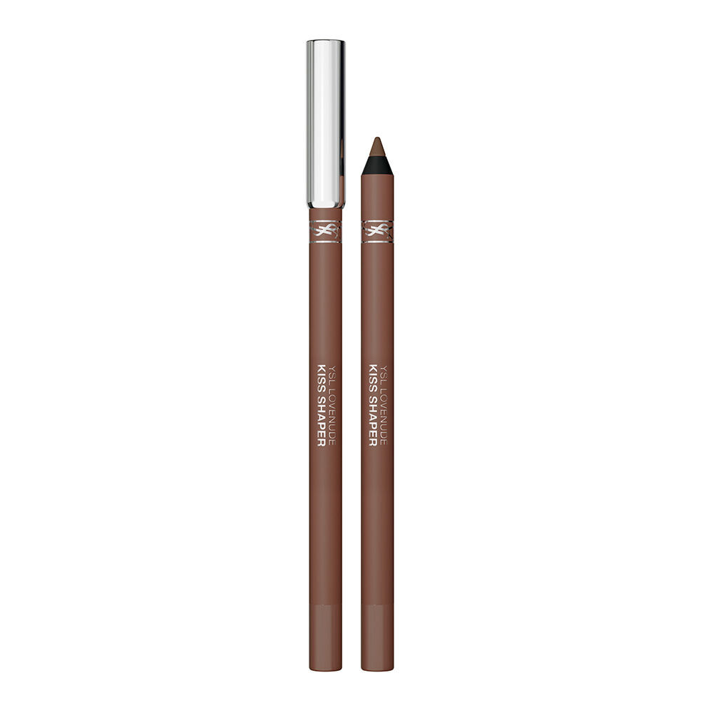 YSL LOVENUDE Kiss Shaper, shade 109 Sienna Rebel. Packshot of product, opened and closed.