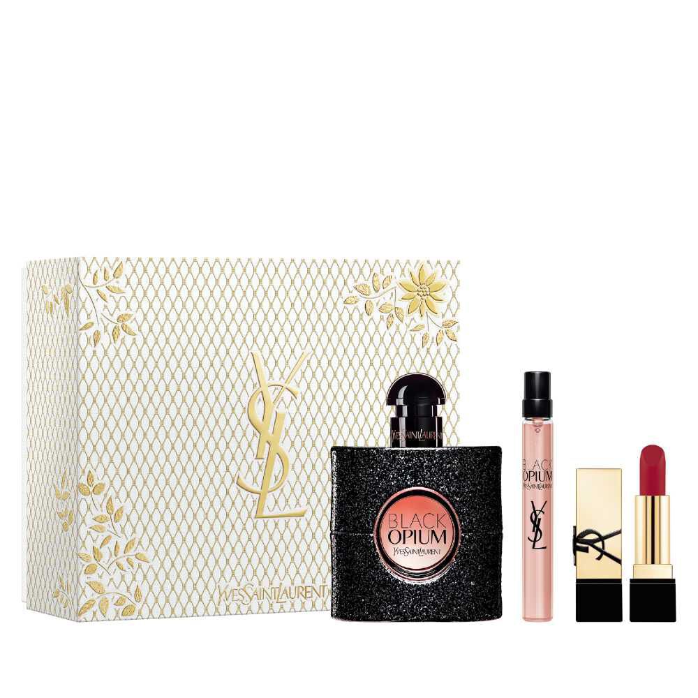 Yves Saint Laurent Black Opium Eau De Parfum 50ml Gift Set