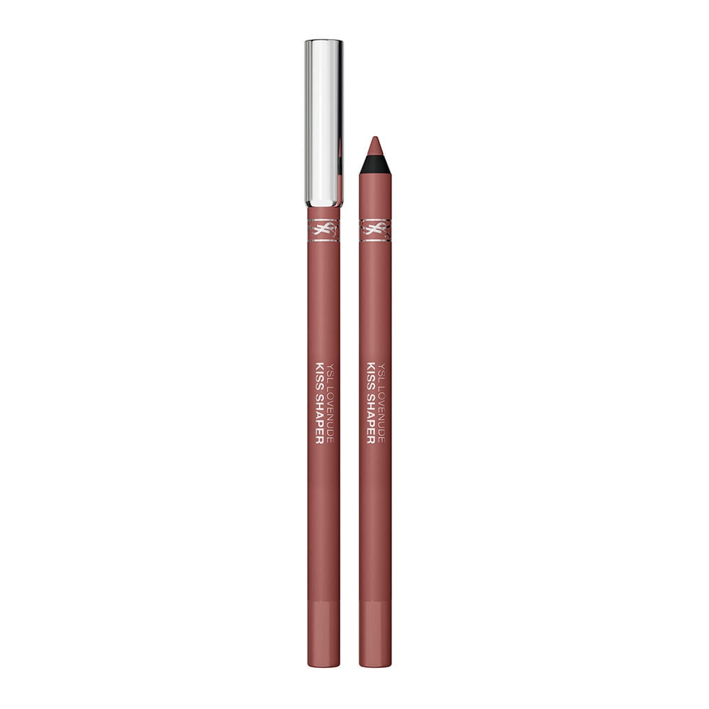 YSL LOVENUDE Kiss Shaper, shade 01 Undressed Pink. Packshot of product, opened and closed.