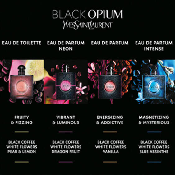 Black Opium Eau de Parfum Neon the best fragrance by YSL Beauty