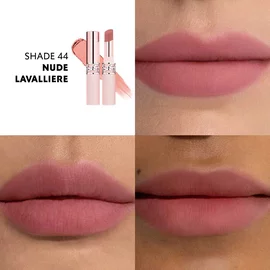 YSL LOVENUDE Lip Blusher, shade 44. Multiframe close-up of lips wearing the product.