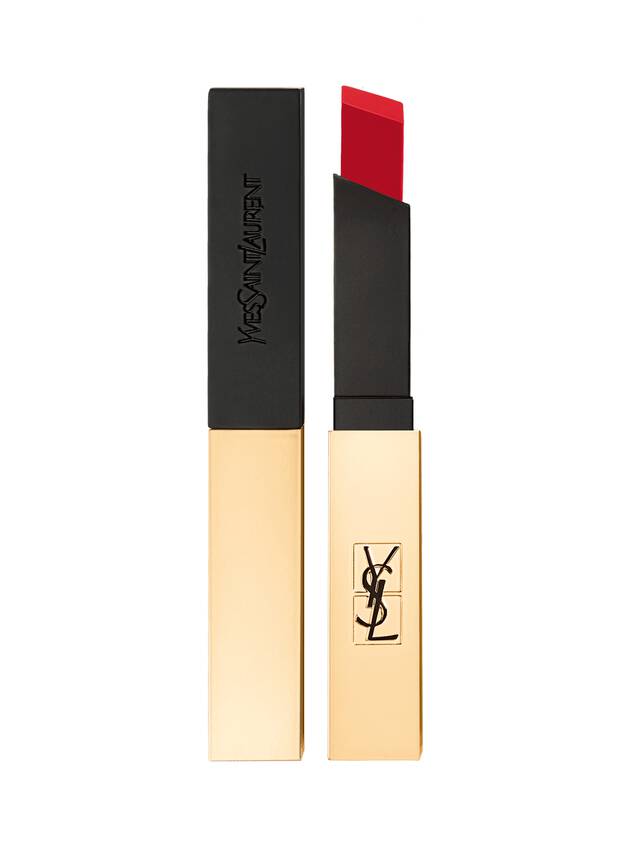 Résultat de recherche d'images pour "ROUGE PUR COUTURE THE SLIM, N°01 ROUGE EXTRAVAGANT ysl beauté"