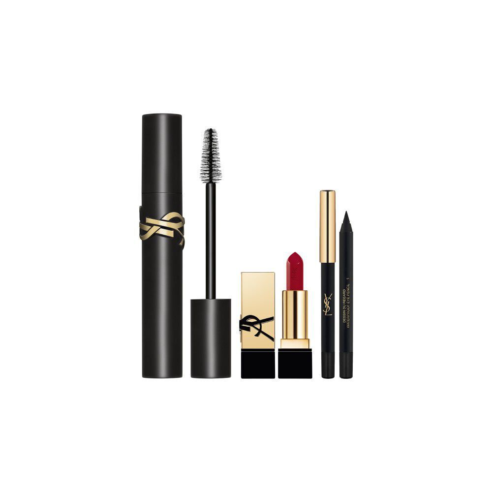 Coffret mascara & Rouge a levres & Dessin du regard