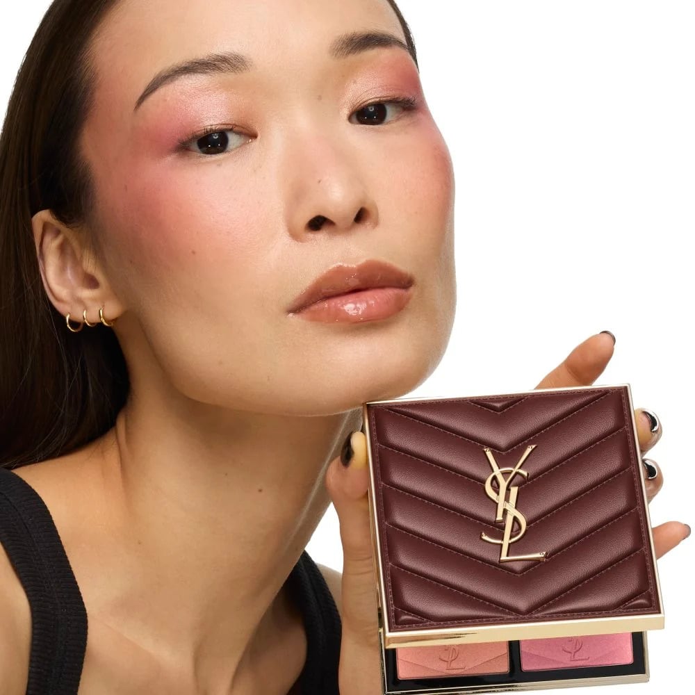 YSL Brewed Reflections Face Palette limited edition packaging and textures