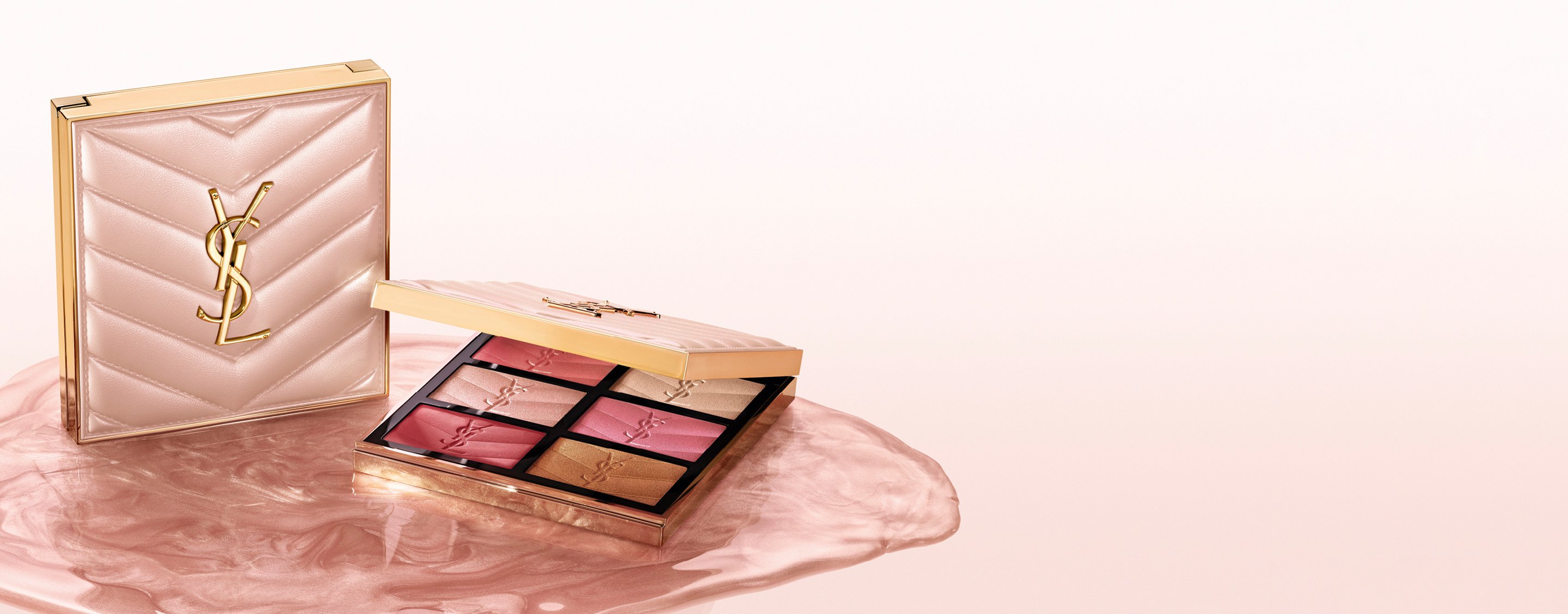 YSL クチュールフェイスパレット　COUTURE FACE PALETTE YSL Couture Face Palette Blush & Highlighter - YSL Beauty CA